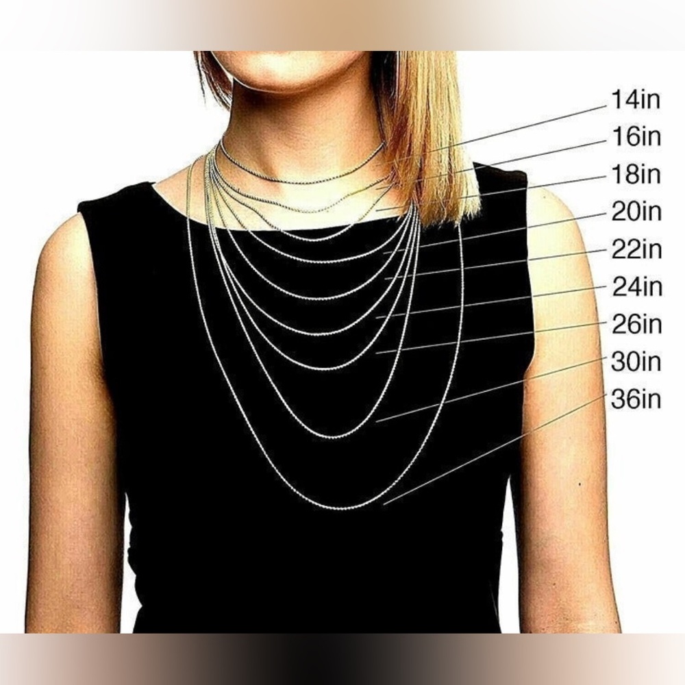 14K White Gold Box Chain Necklace PCI 18.5” 0.79g Dainty Fine - Picture 5 of 9